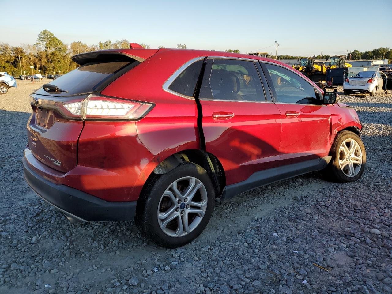 Lot #2938124935 2018 FORD EDGE TITAN