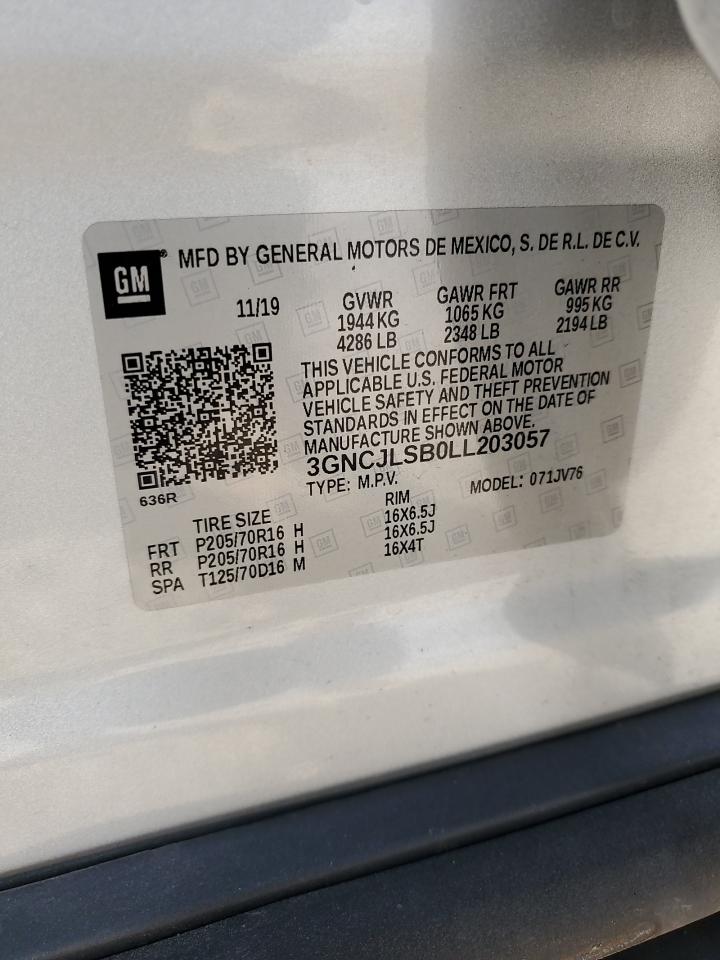 Chevrolet Trax 1lt 2020