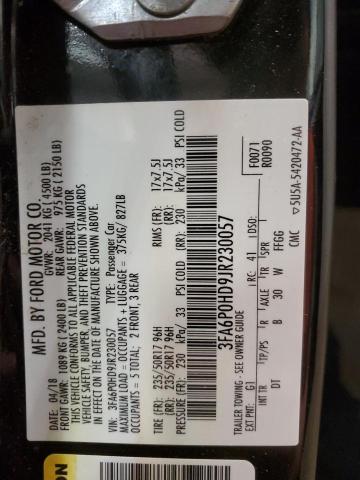 2018 FORD FUSION SE - 3FA6P0HD9JR230057