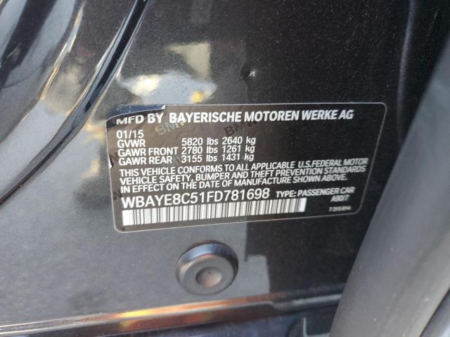 VIN WBAYE8C51FD781698 2015 BMW 7 SERIES no.12