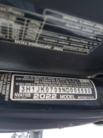 2022 HONDA NVA110 B 3H1JK0709ND005590
