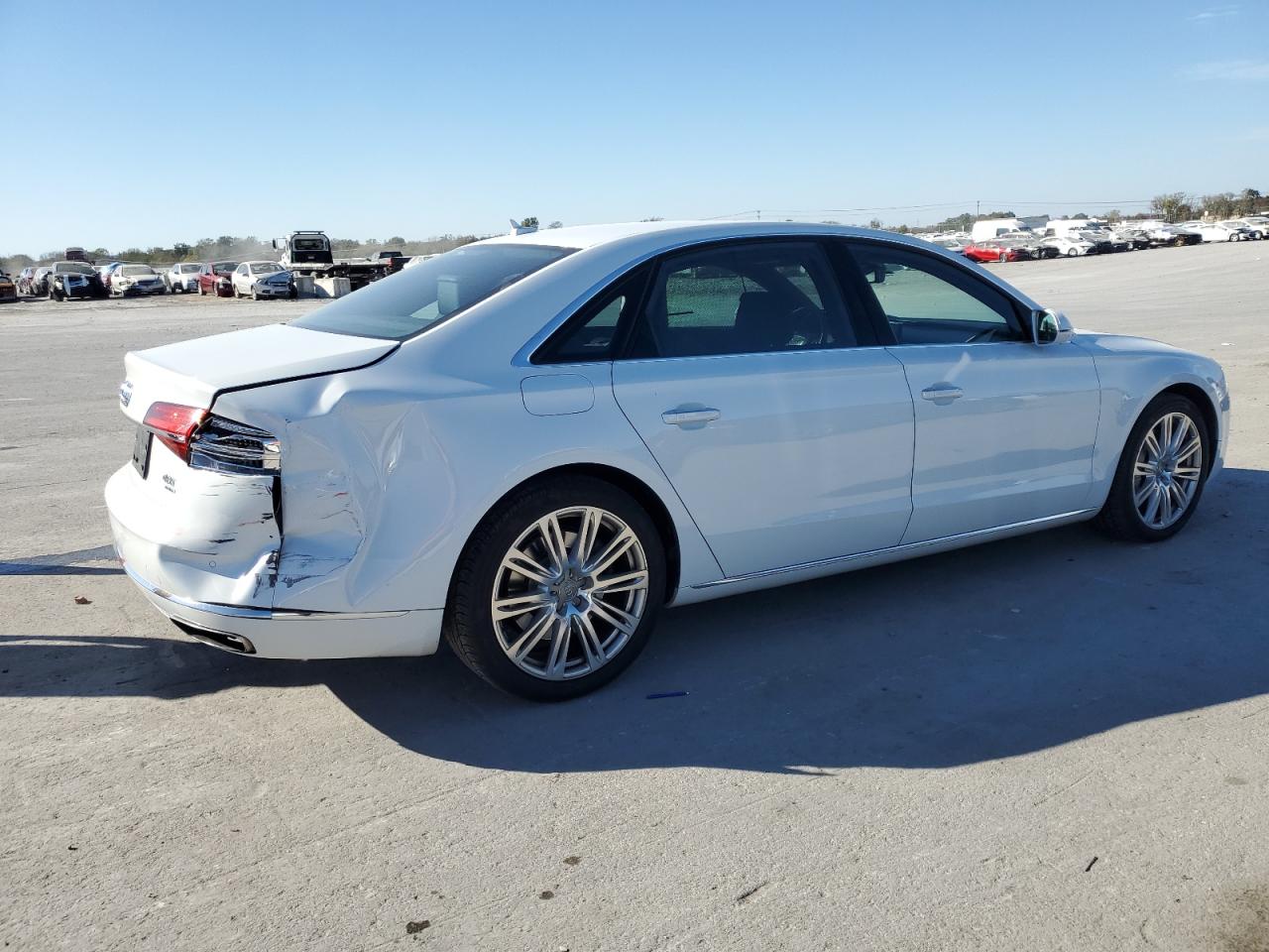 Lot #3033276813 2015 AUDI A8 L QUATT