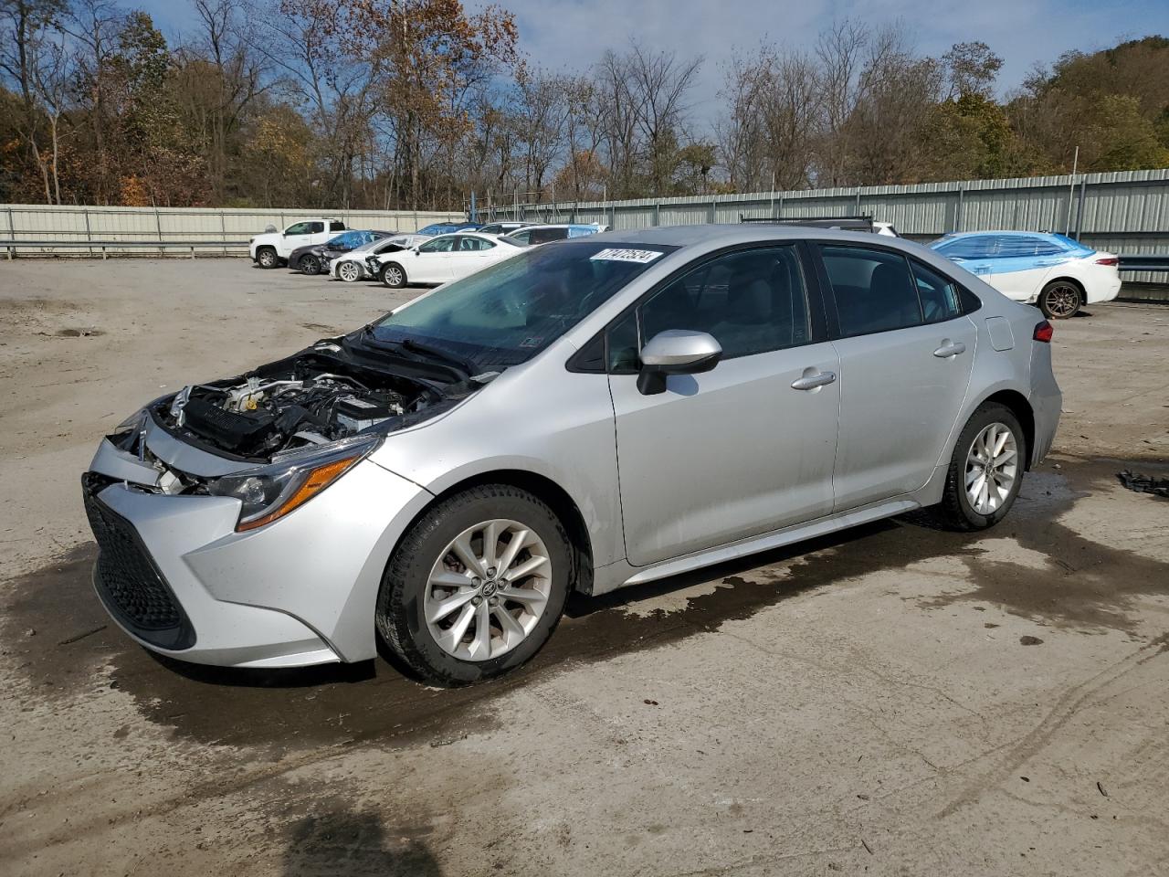 Lot #2974711239 2021 TOYOTA COROLLA LE