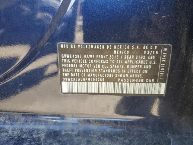 2015 VOLKSWAGEN GOLF SPORT - 3VWCA7AU0FM504765