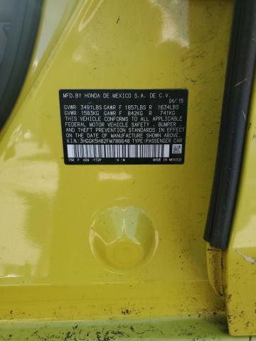 VIN 3HGGK5H82FM786648 2015 Honda Fit, EX no.12