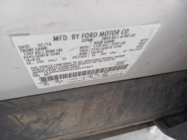 2017 FORD EXPLORER - 1FM5K8B83HGA37981