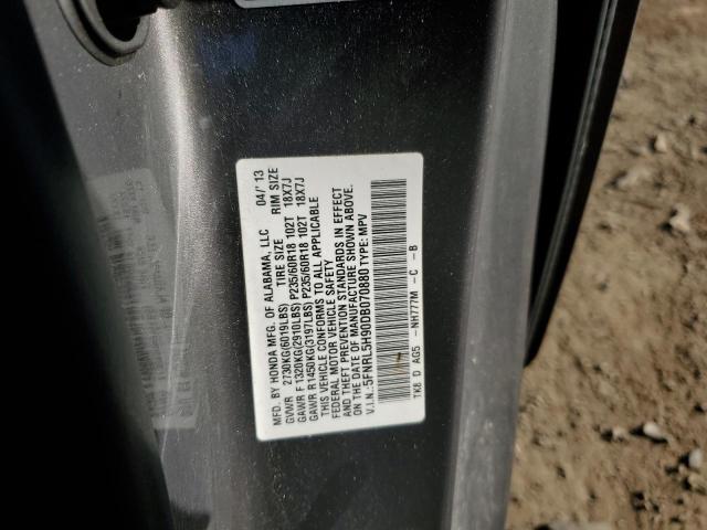 VIN 5FNRL5H90DB070880 2013 Honda Odyssey, Touring no.13