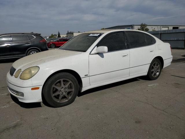 LEXUS GS 400 2000 white sedan 4d gas JT8BH68X4Y0023653 photo #1