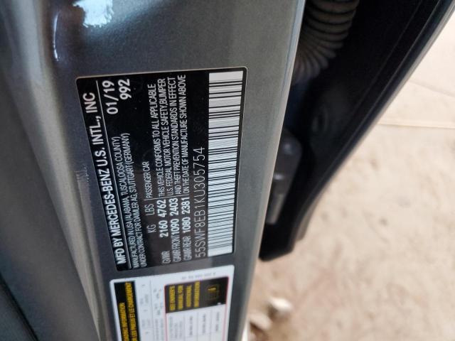 2019 MERCEDES-BENZ C 55SWF8EB1KU305754