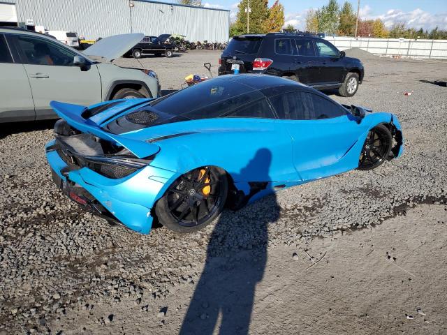 MCLAREN AUTOMOTIVE 720S 2018 blue  gas SBM14DCA4JW001162 photo #4