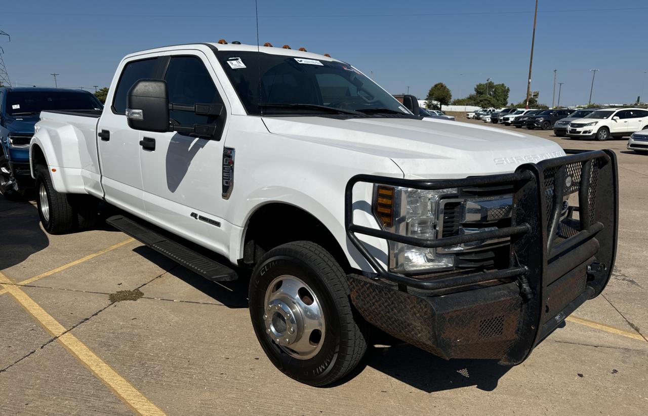 FORD F350 SUPER 2019 white  diesel 1FT8W3DT2KEG39994 photo #1