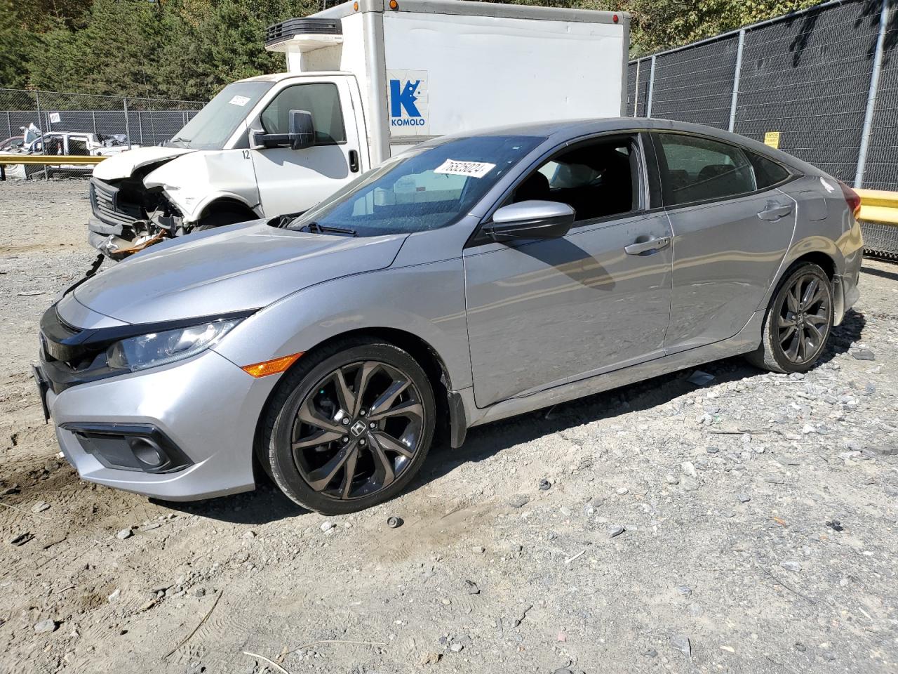 Lot #2952826797 2019 HONDA CIVIC SPOR