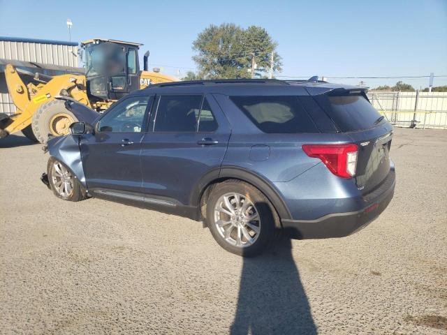 FORD EXPLORER X 2020 blue  gas 1FMSK7DH1LGB21056 photo #3