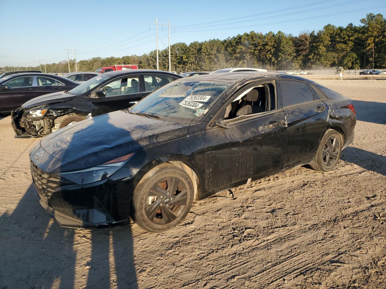 Lot #2986727276 2021 HYUNDAI ELANTRA SE