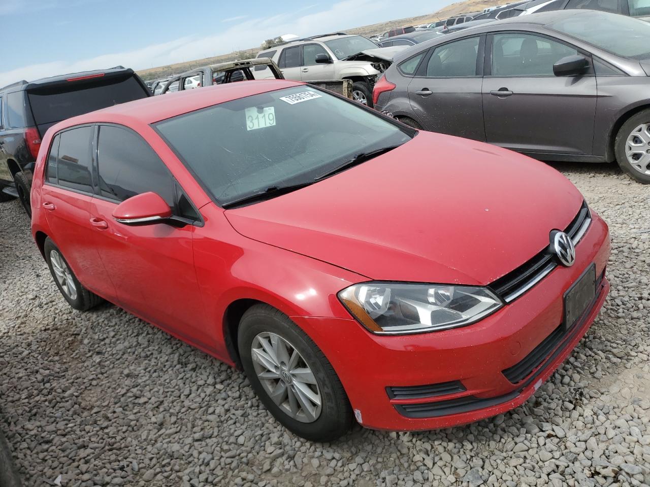 Lot #3009021592 2016 VOLKSWAGEN GOLF S/SE