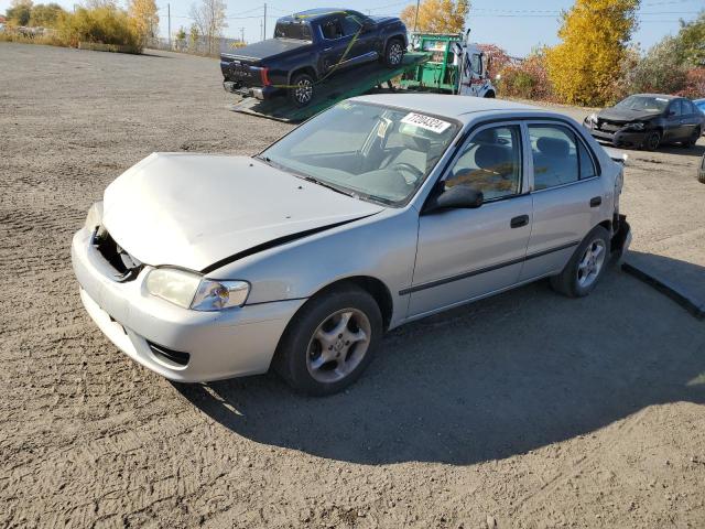 TOYOTA COROLLA CE 2002 silver sedan 4d gas 2T1BR12E92C876782 photo #1