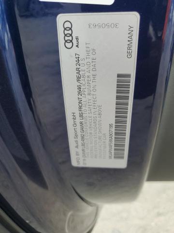 2019 AUDI RS5 WUAPWAF58KA907195