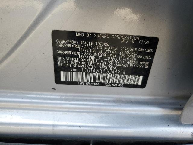 2020 SUBARU CROSSTREK - JF2GTAMC0L8244254