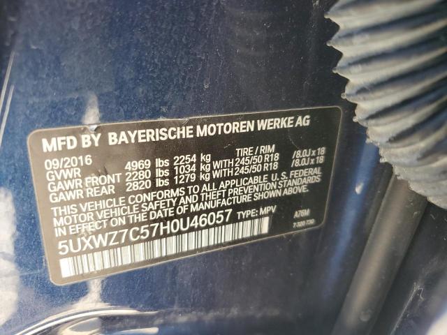 VIN 5UXWZ7C57H0U46057 2017 BMW X3, Sdrive28I no.13