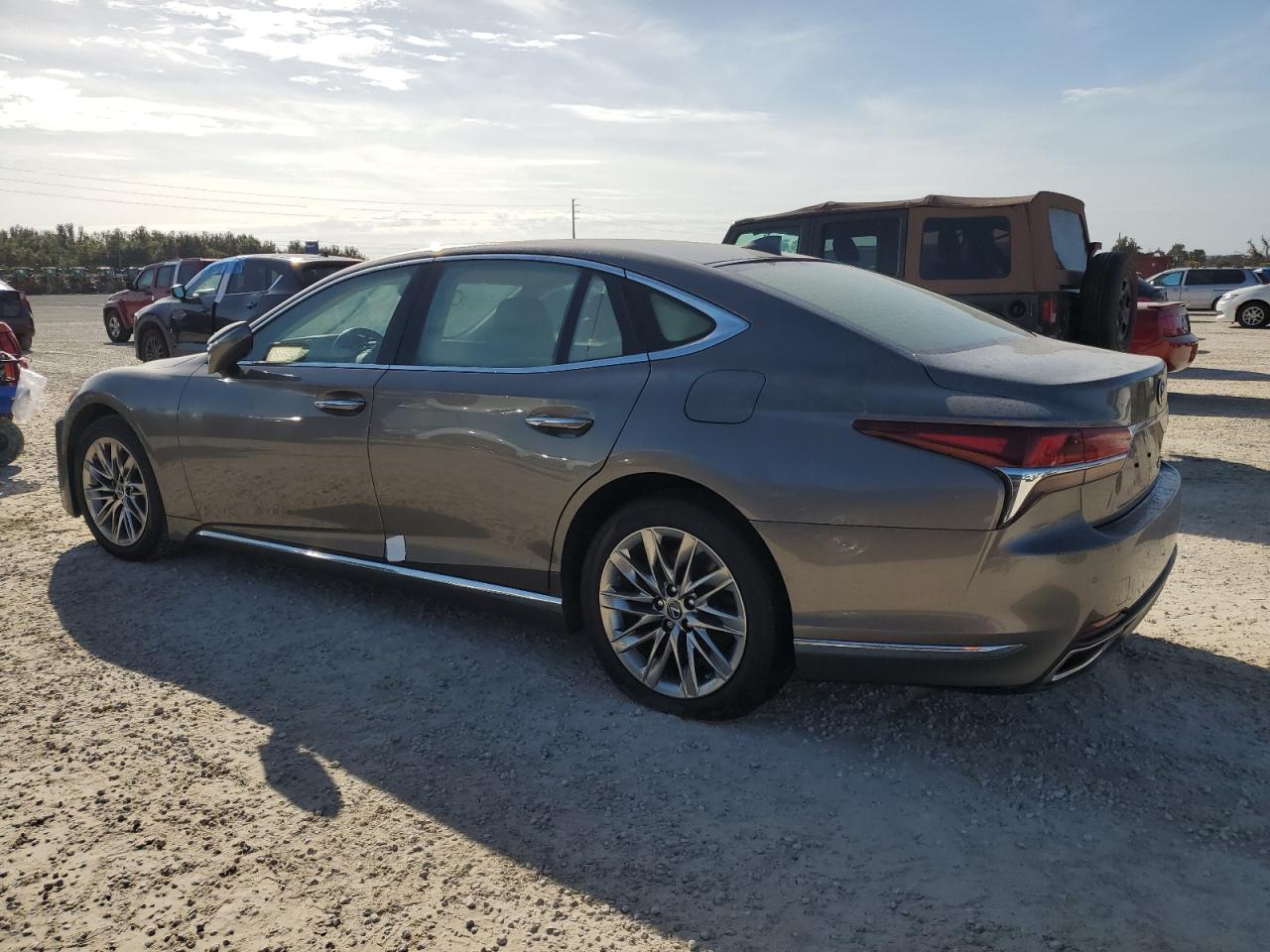 LEXUS LS 500 BAS 2018 gray  gas JTHB51FF3J5001674 photo #3