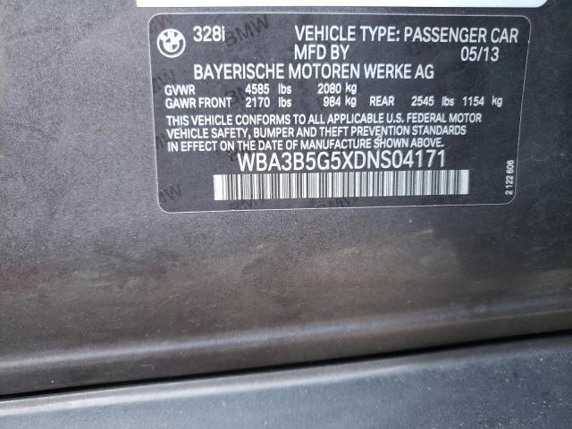 VIN WBA3B5G5XDNS04171 2013 BMW 3 SERIES no.12