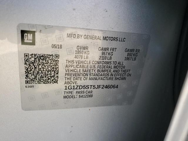 2018 CHEVROLET MALIBU LT - 1G1ZD5ST5JF246064