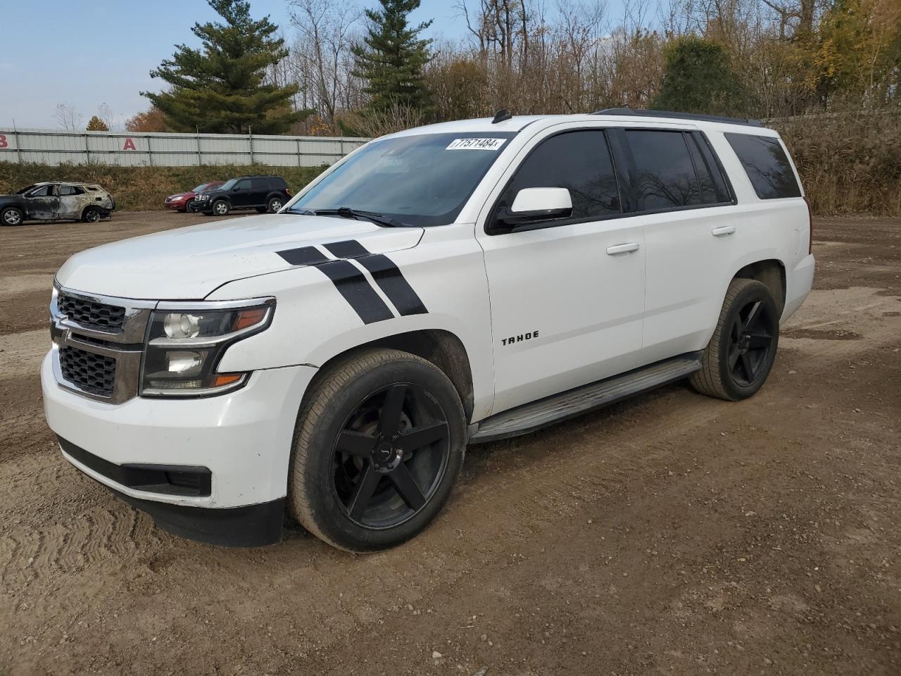 CHEVROLET TAHOE K150 2015 white 4dr spor gas 1GNSKAKC8FR284411 photo #1