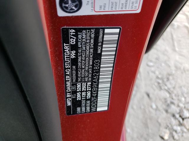 2019 MERCEDES-BENZ E 300 4MAT - WDDZF4KB9KA621803