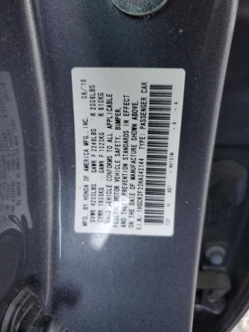 2017 HONDA ACCORD - 1HGCR2F33HA040144