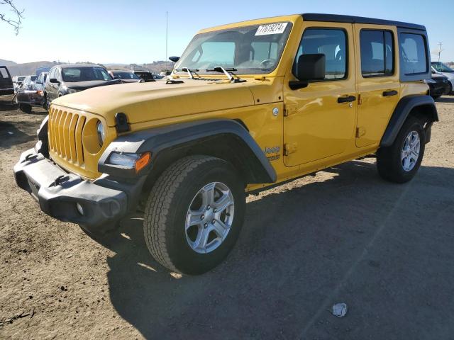 JEEP WRANGLER U 2019 yellow  gas 1C4HJXDN2KW549231 photo #1