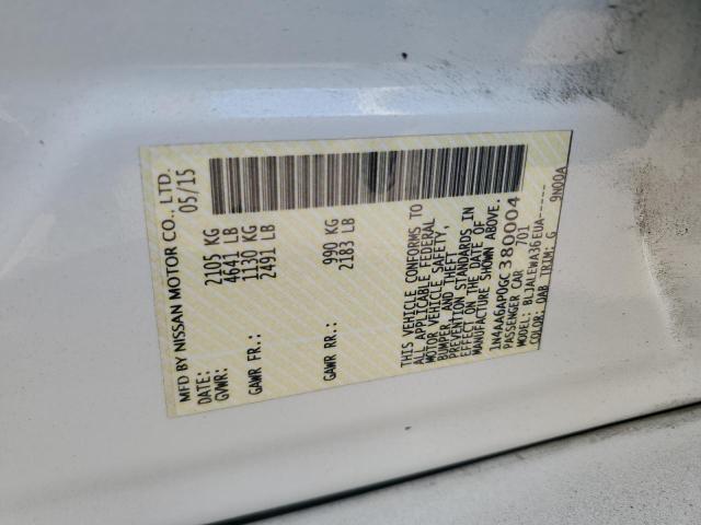 2016 NISSAN MAXIMA 3.5 - 1N4AA6AP0GC380004