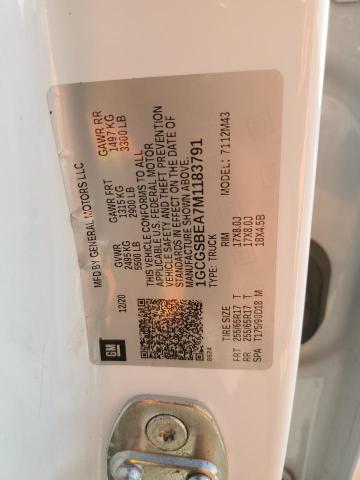 2021 CHEVROLET COLORADO - 1GCGSBEA7M1183791