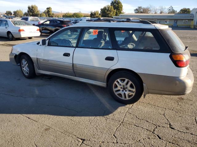 SUBARU LEGACY OUT 2000 white  gas 4S3BH6759Y7607393 photo #3