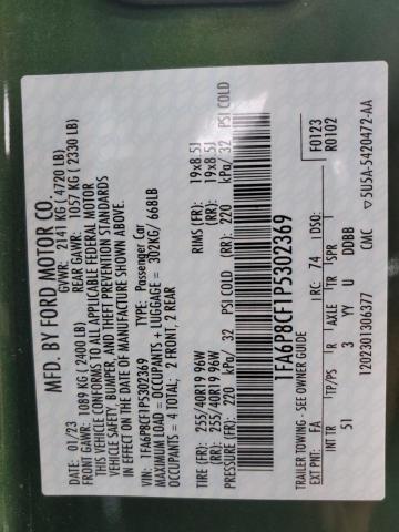 2023 FORD MUSTANG GT - 1FA6P8CF1P5302369