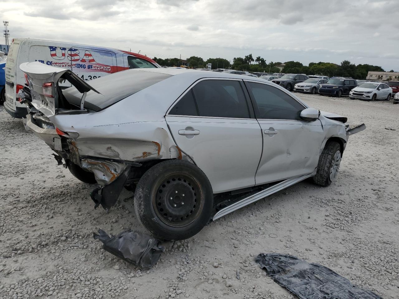 TOYOTA CAMRY BASE 2012 silver  gas 4T1BF1FK4CU033890 photo #4