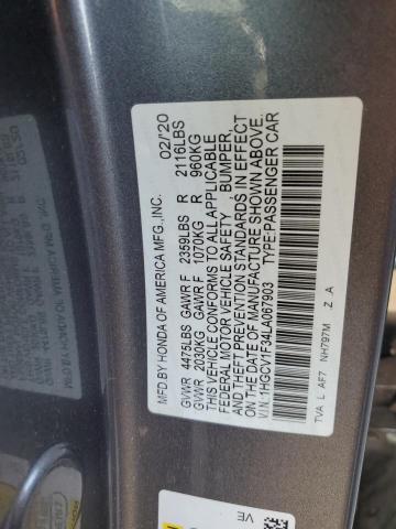 2020 HONDA ACCORD SPO - 1HGCV1F34LA067903