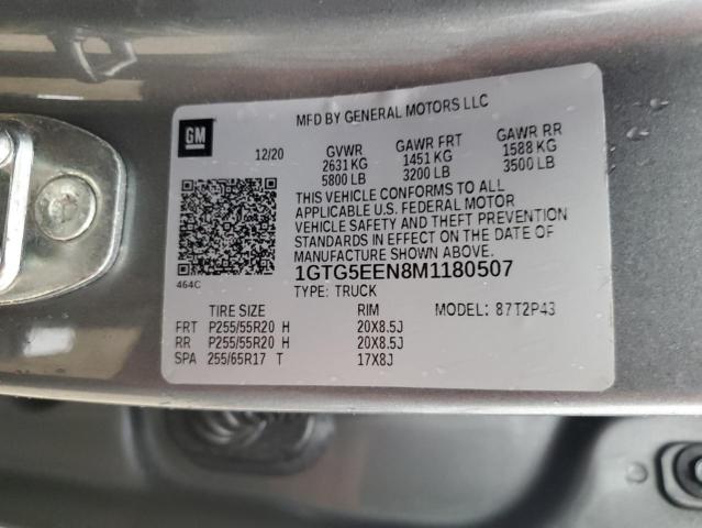 2021 GMC CANYON DEN 1GTG5EEN8M1180507