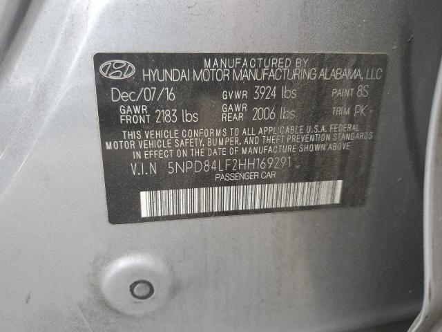 2017 HYUNDAI ELANTRA SE - 5NPD84LF2HH169291