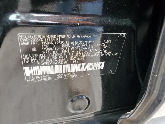 VIN 2T3WFREV6DW073098 2013 Toyota RAV4, Xle no.13