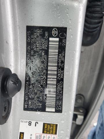 2015 TOYOTA PRIUS - JTDKN3DU3F0465549