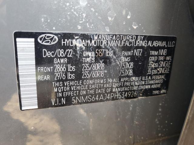 2023 HYUNDAI SANTA FE X - 5NMS64AJ4PH534926