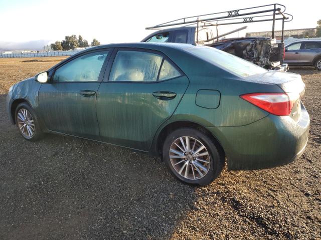 TOYOTA COROLLA L 2014 green sedan 4d gas 5YFBURHE6EP085991 photo #3