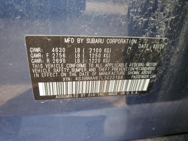 2020 SUBARU LEGACY LIM - 4S3BWAN67L3022168