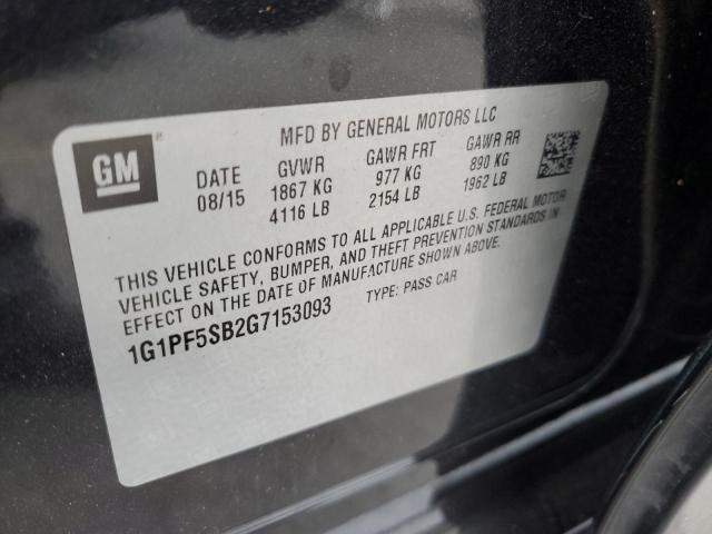 2016 CHEVROLET CRUZE LIMI 1G1PF5SB2G7153093