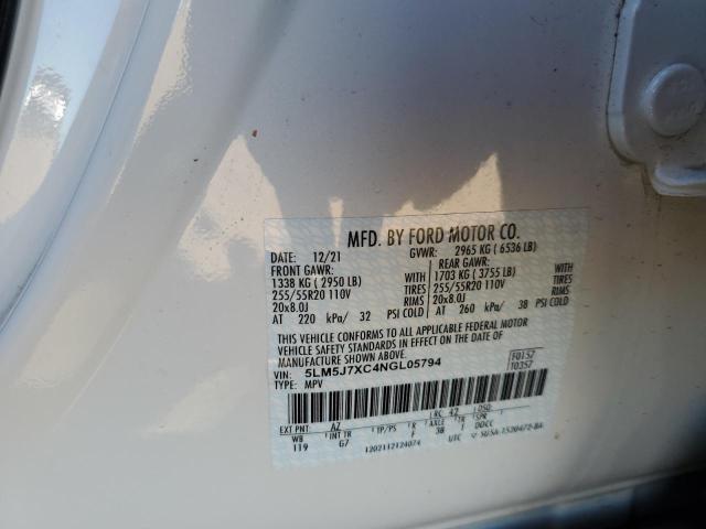 2022 LINCOLN AVIATOR RE - 5LM5J7XC4NGL05794