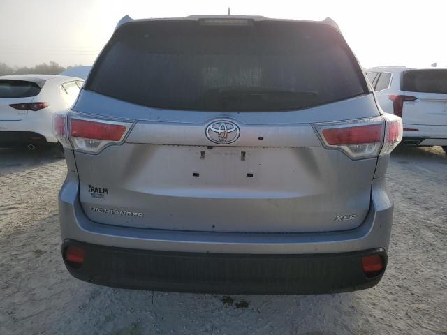 VIN 5TDKKRFH6ES006605 2014 Toyota Highlander, Xle no.6