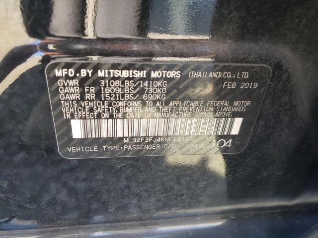 2019 MITSUBISHI MIRAGE G4 - ML32F3FJ4KHF13447