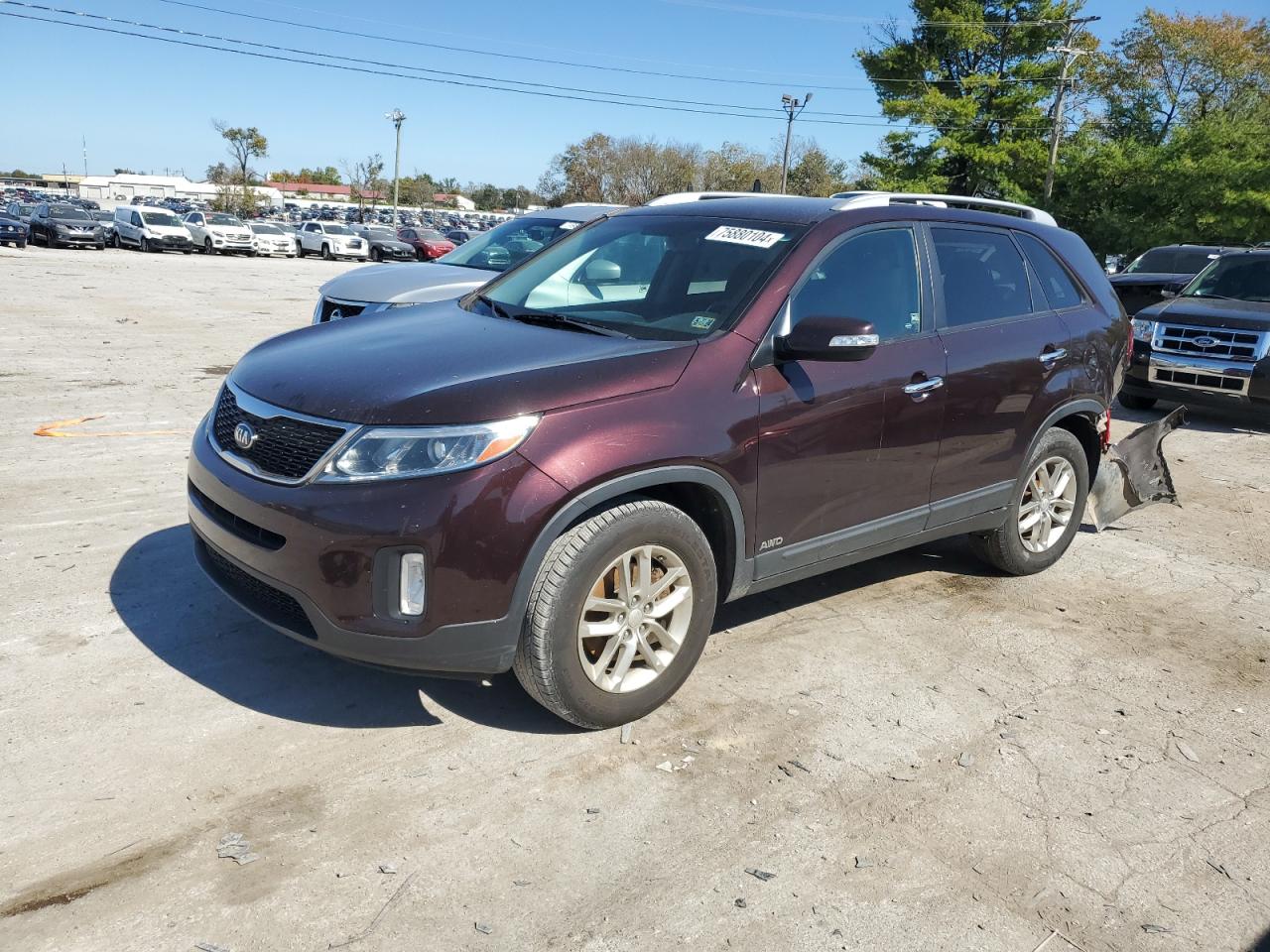 Lot #2962563826 2015 KIA SORENTO LX