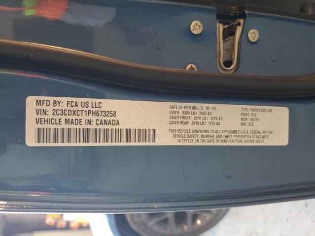 2023 DODGE CHARGER R/ - 2C3CDXCT1PH673258