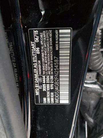 2015 MERCEDES-BENZ CLA 250 4M - WDDSJ4GB2FN254587